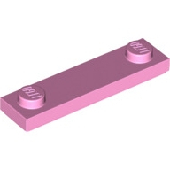Lego destička 1x4 se dvěma study, světle růžová (6253655)